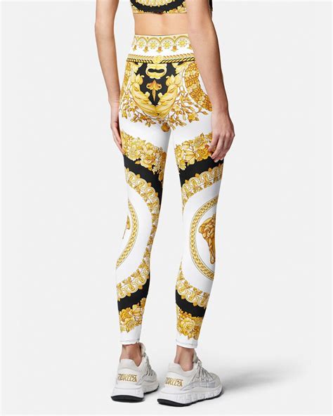 white versace tights|versace tights set.